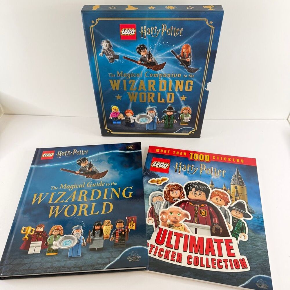 DK LEGO Book Box Set Harry Potter Magical Wizarding World, Stickers Collection